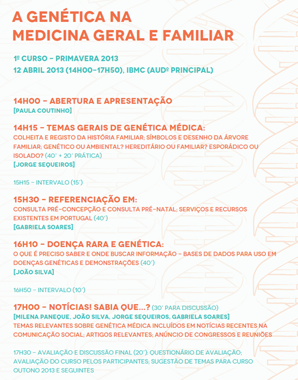 A Genética na Medicina Geral e Familiar 